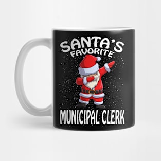 Santas Favorite Municipal Clerk Christmas Mug